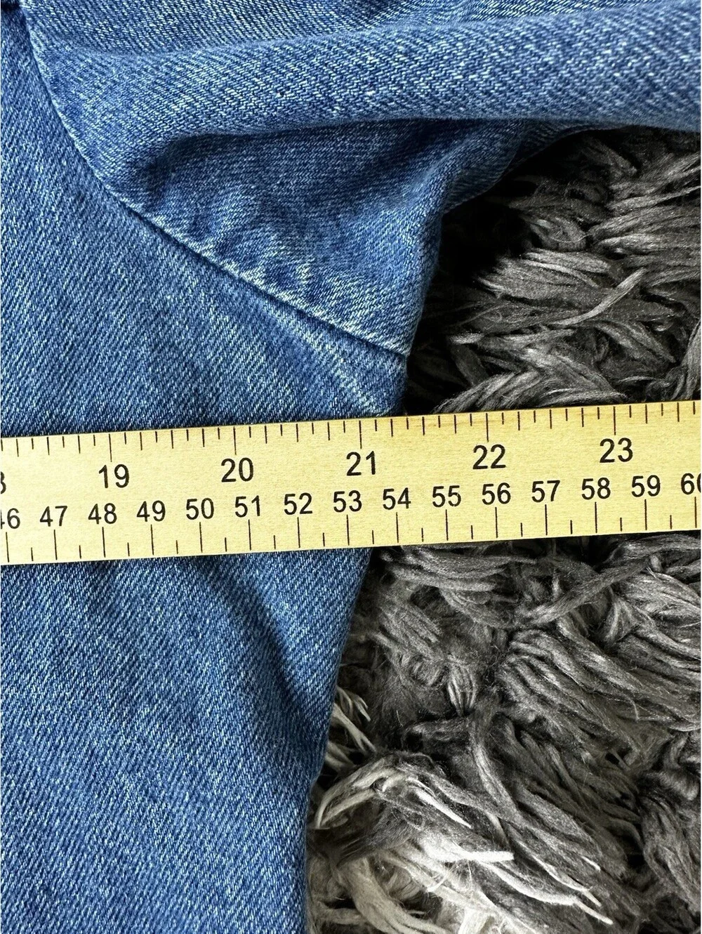 Vintage 80s Wrangler USA Denim Jacket Mens Size Medium 74571PW 13oz Trucker